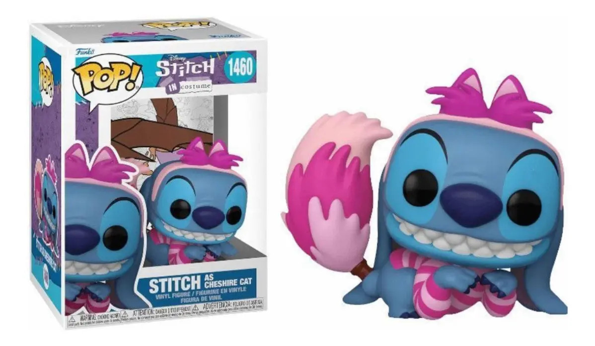 Figura Coleccionable Funko Pop! de Stitch como Gato Cheshire #1460