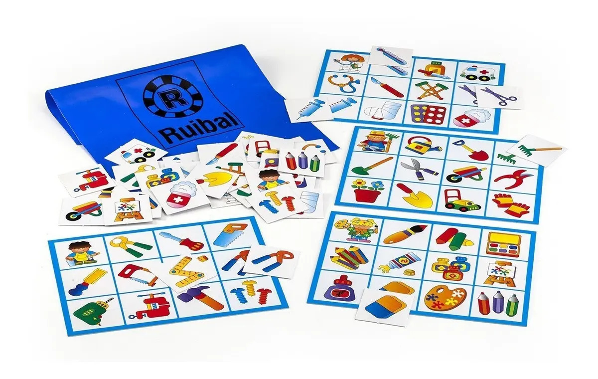 Juego Lotería De Oficios Ruibal Don Rastrillo (+ 3 Años)