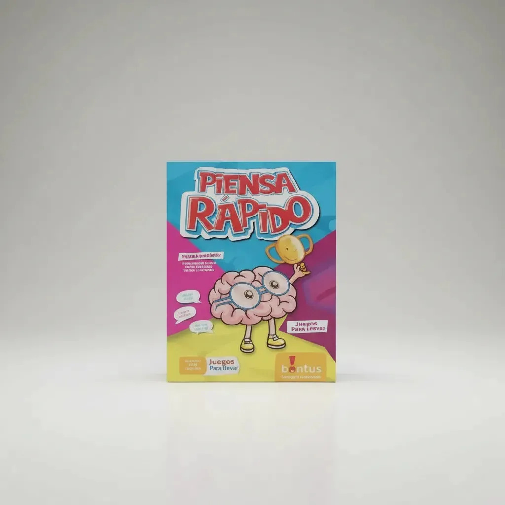 Piensa Rapido Bontus Juego de Mesa Familiar Cartas + Fichas 554