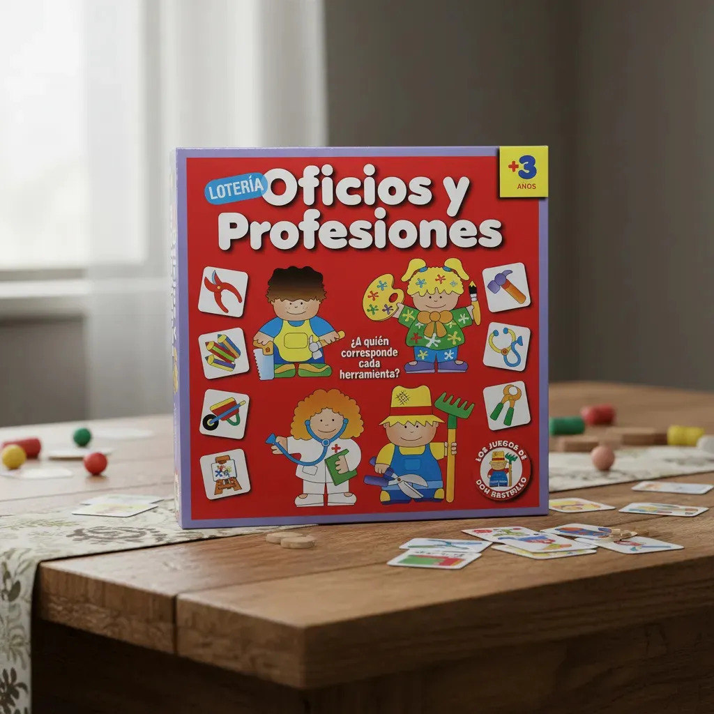 Juego Lotería De Oficios Ruibal Don Rastrillo (+ 3 Años)