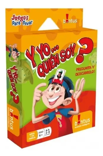 Juego De Mesa Y Yo Quien Soy? +6 Años 2 A 4 Jugadores Bontus