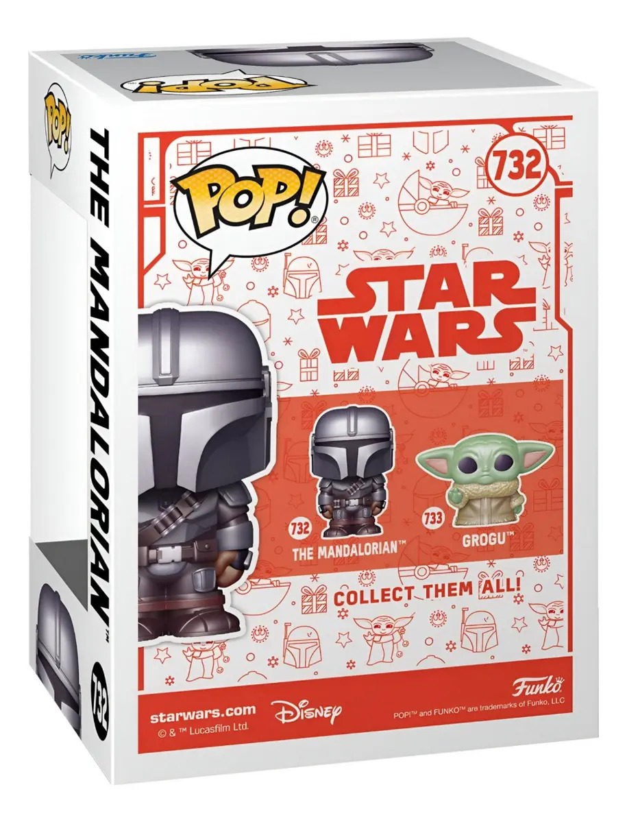 Figura Funko Pop! Star Wars - Mandalorian Holiday