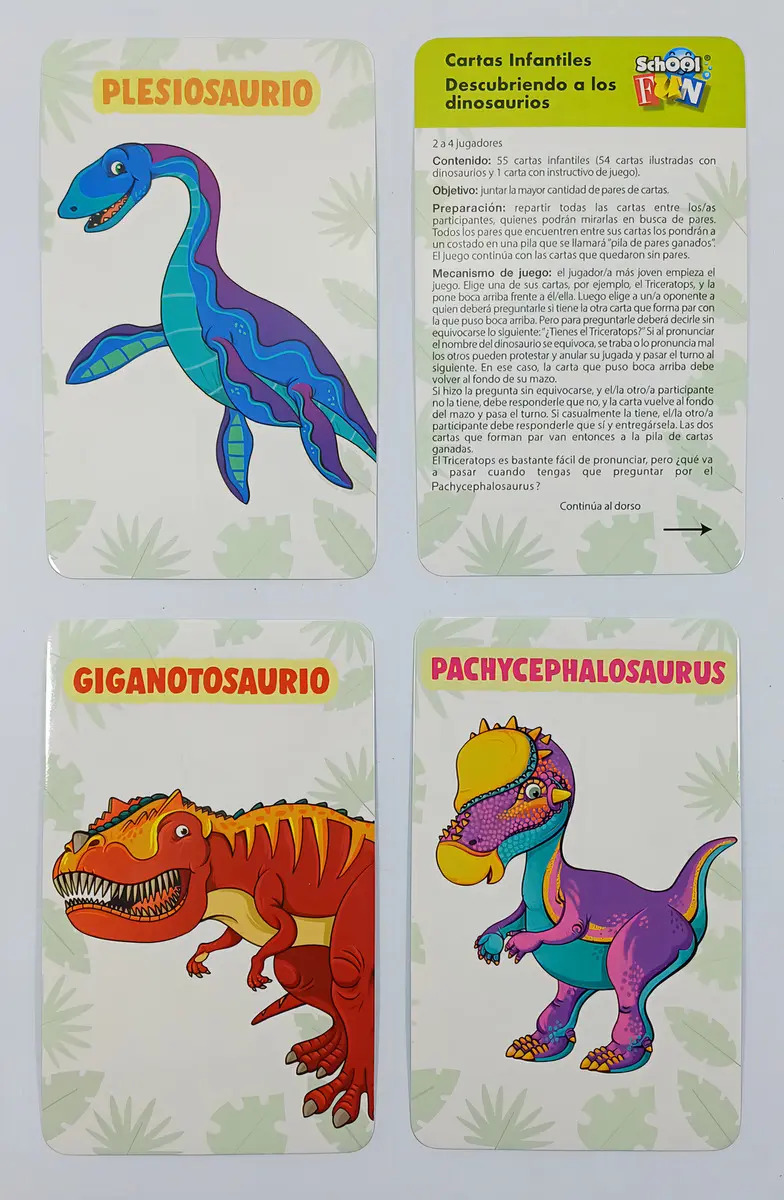 Cartas Didacticas Educativas Infantil Aprendizaje Pictograma Temática Descubriendo A Los Dinosaurios