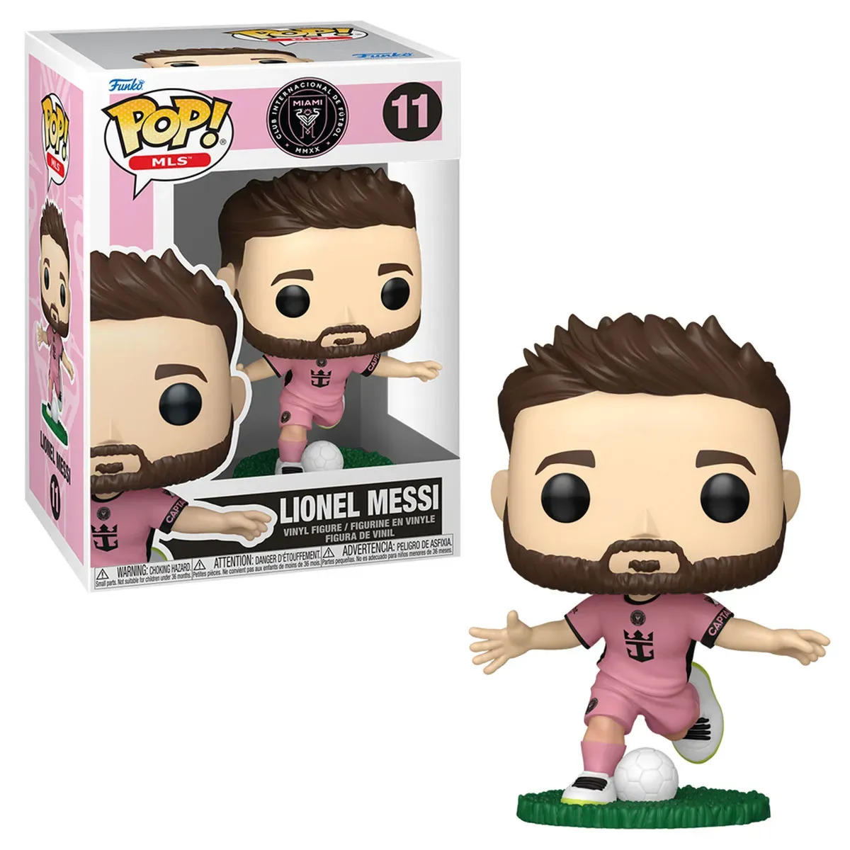 Funko Pop Football Mls: Inter Miami - Lionel Messi Uniforme Rosa