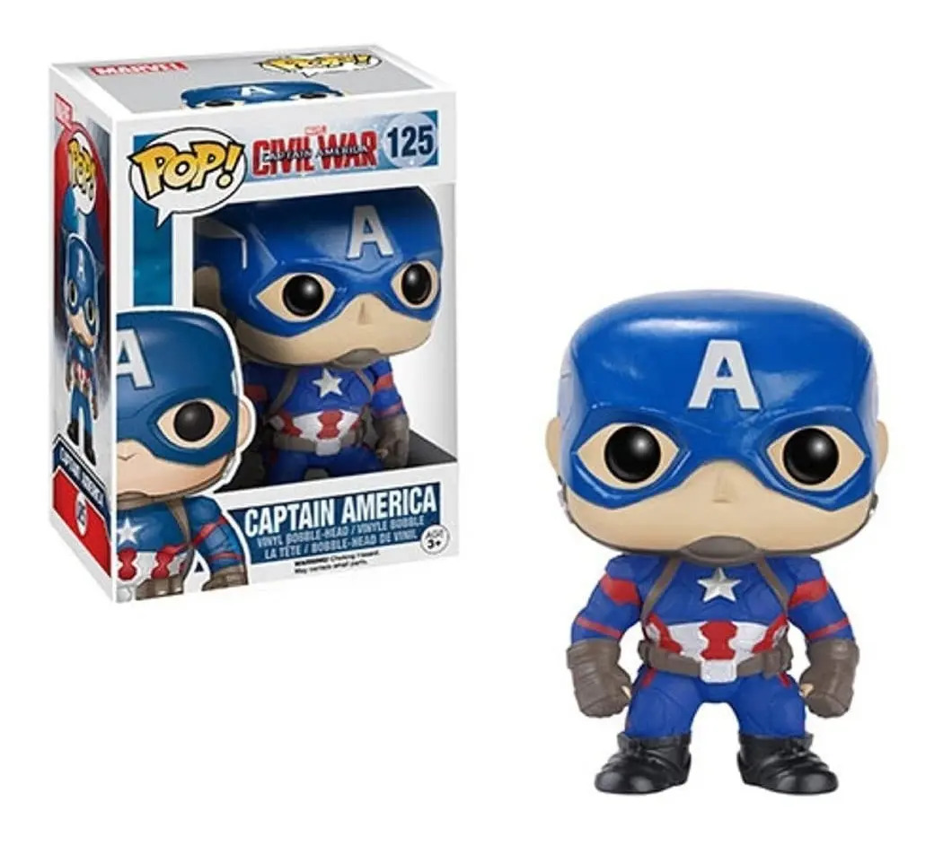 Figura Funko Pop Marvel Civil War- Capitan America 125