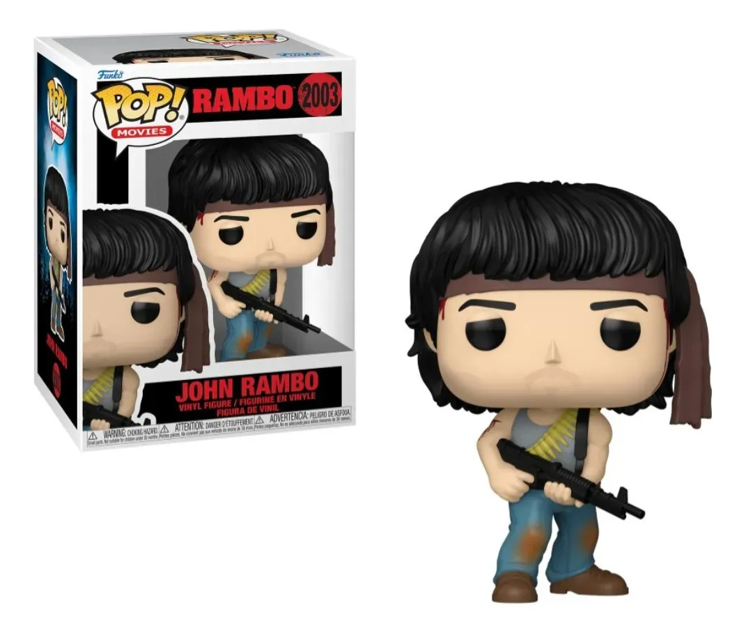 Funko Pop! Bobblehead de John Rambo, Figura Coleccionable de Vinilo