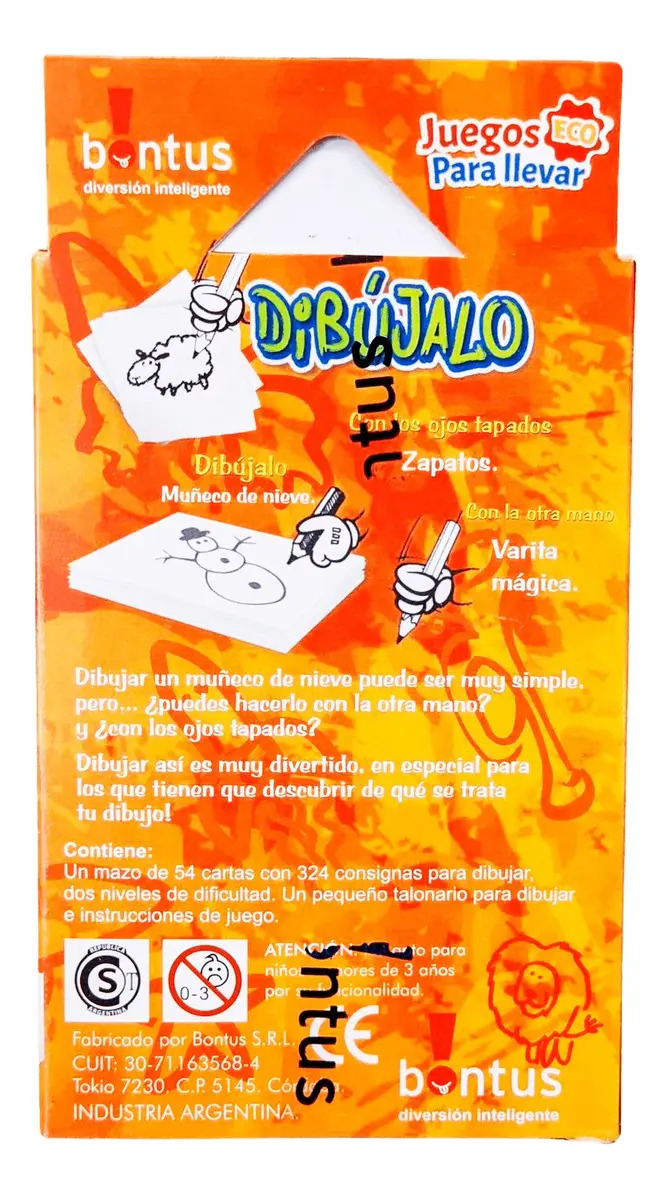 Juego de Cartas Dibújalo Eco para Niños de 7 a 13 Años