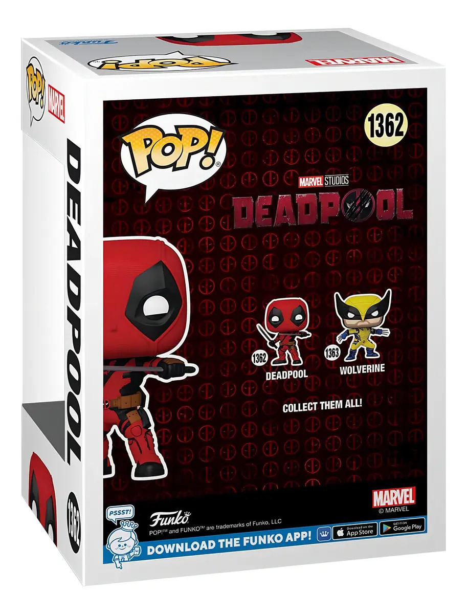 Figura Funko Pop Deadpool 3 Coleccionable Marvel