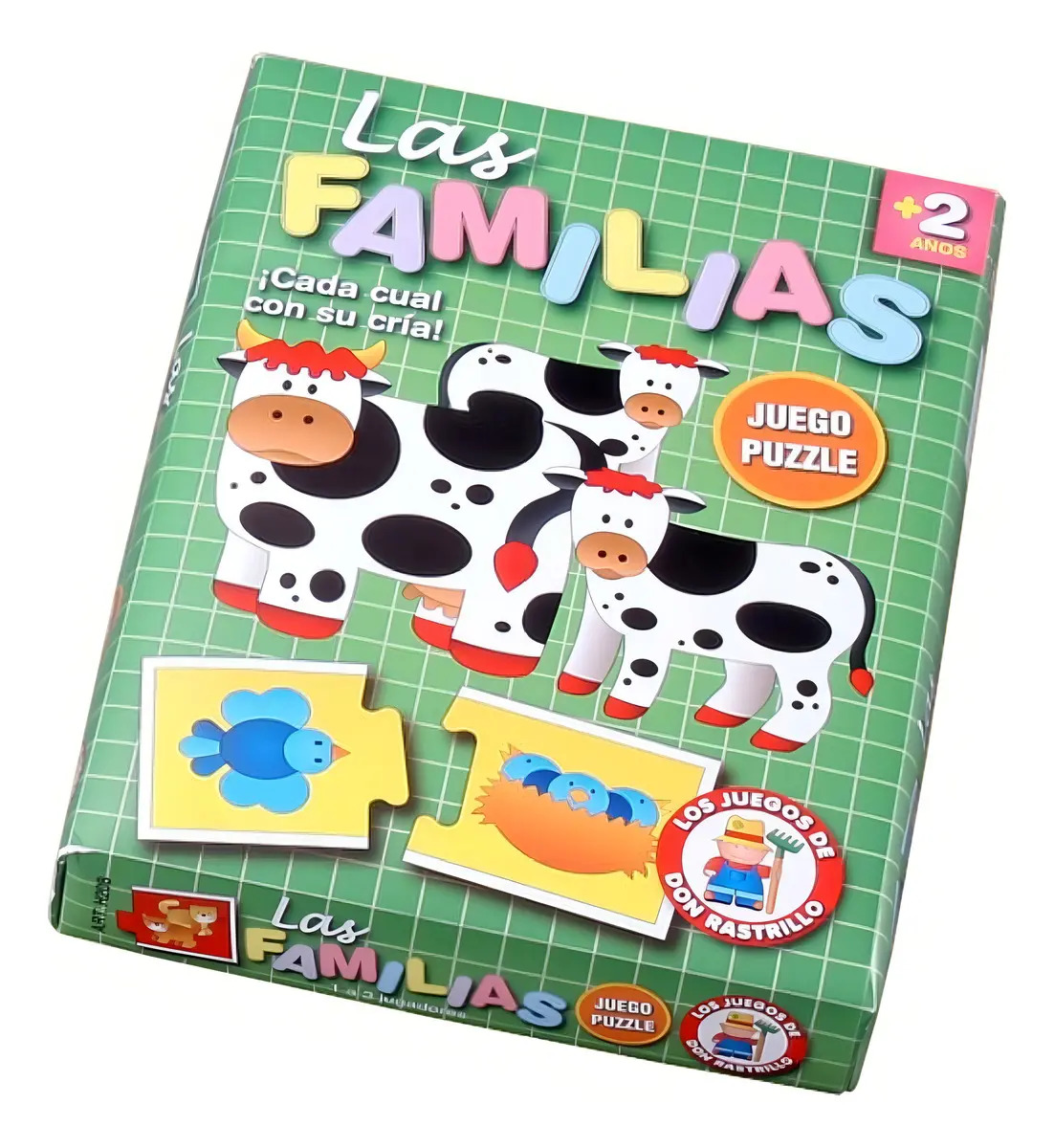 Juego De Mesa Infantil Las Familias De Animales Ruibal