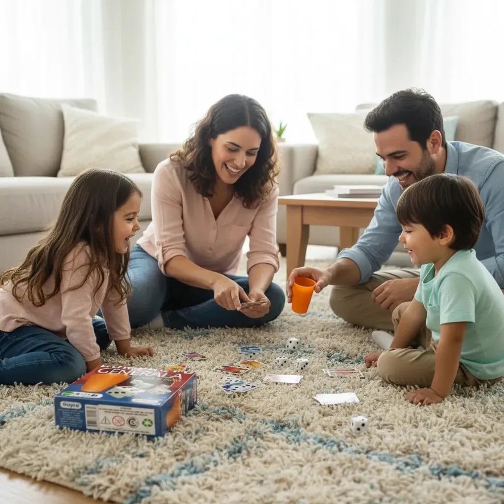 Juego Generala Nupro con Cubilete y Dados Plástico Didáctico