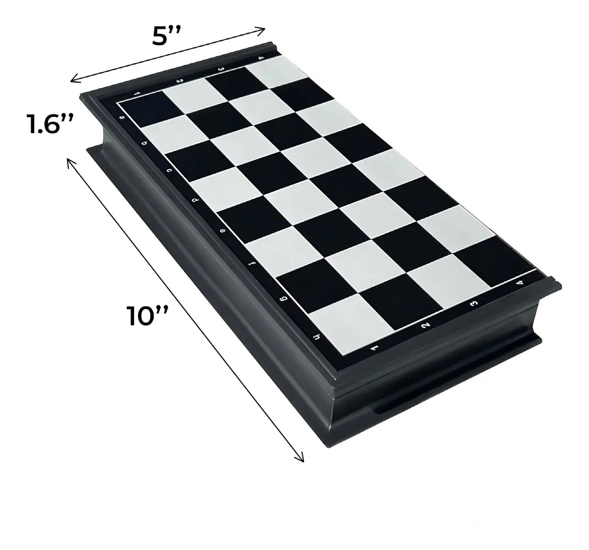 Juego de Mesa Magnético 3 en 1 Ajedrez Damas Backgammon Ditoys 32cm
