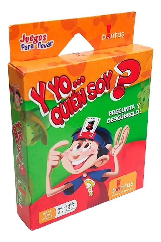 Juego De Mesa Y Yo Quien Soy? +6 Años 2 A 4 Jugadores Bontus
