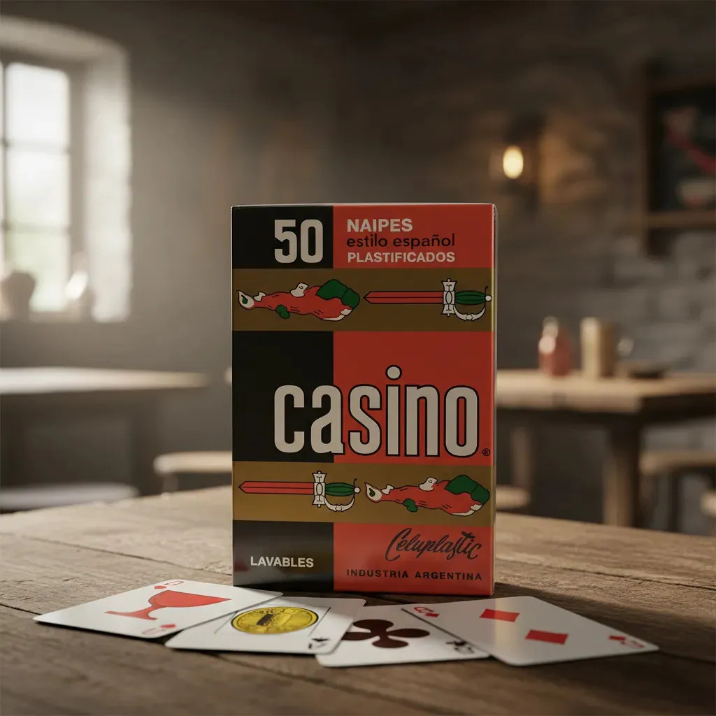 Naipes Casino Mazo X 50 Cartas X 1 Un. (Color Rojo / Verde)