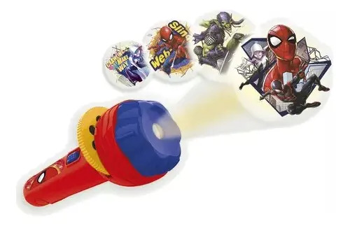 Linterna Micro Proyector Infantil Marvel Spiderman Ditoys