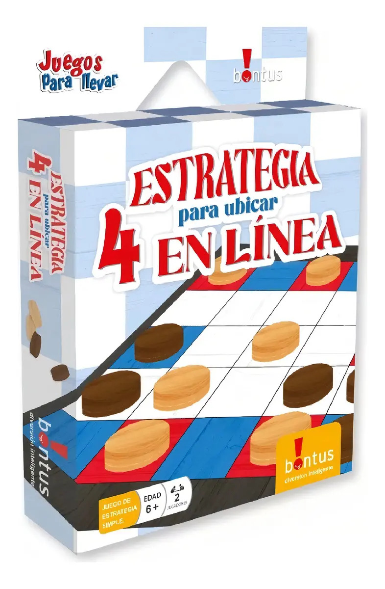 Juego 4 En Línea Estrategia Bontus Familiar Educativo 6+
