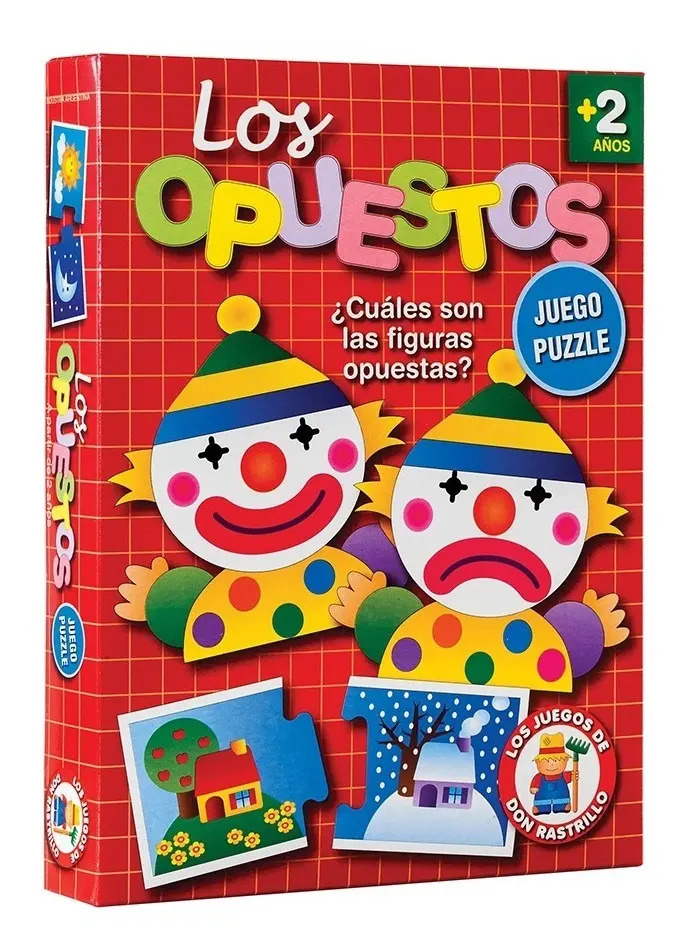 Juego De Mesa Infantil Los Opuestos De Encastre Ruibal