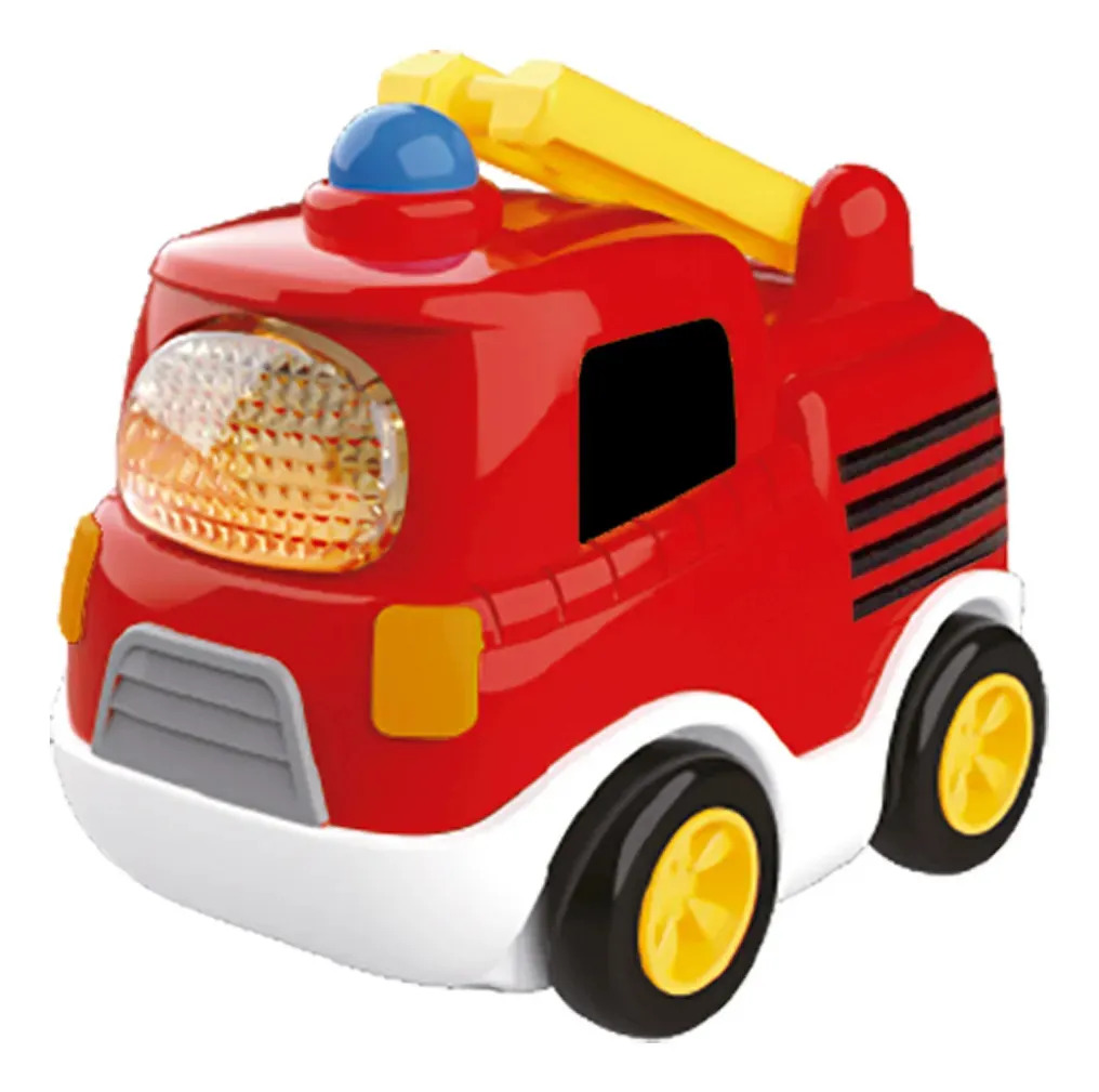 Autito Divertido Bebe Juguete Infancia Luz Sonido Benic Baby Bombero Rojo Bb141