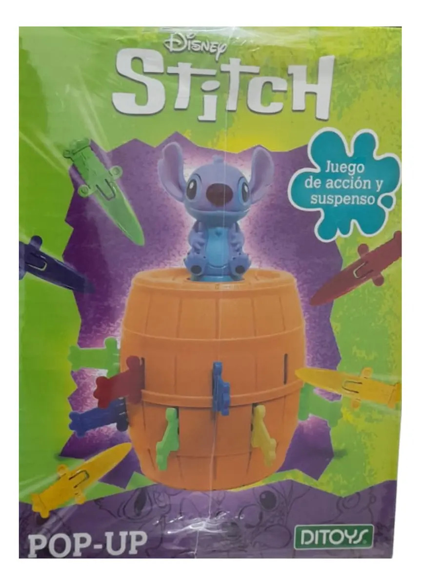 Juego De Mesa De Accion Y Suspenso Disney Stitch Pop Up