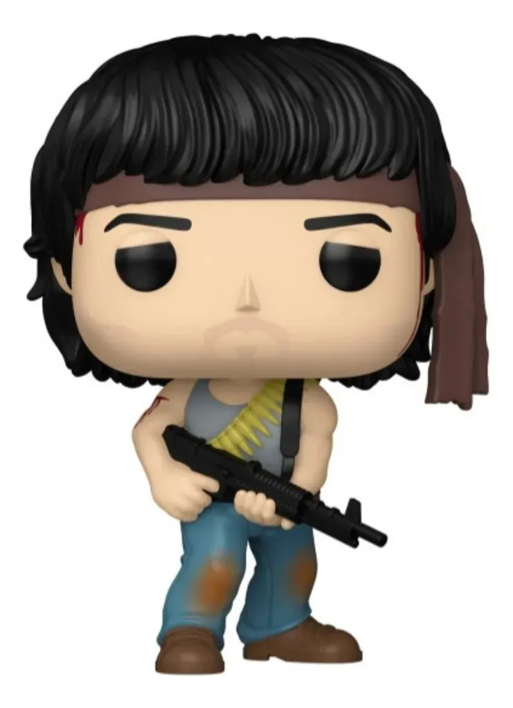 Funko Pop! Bobblehead de John Rambo, Figura Coleccionable de Vinilo
