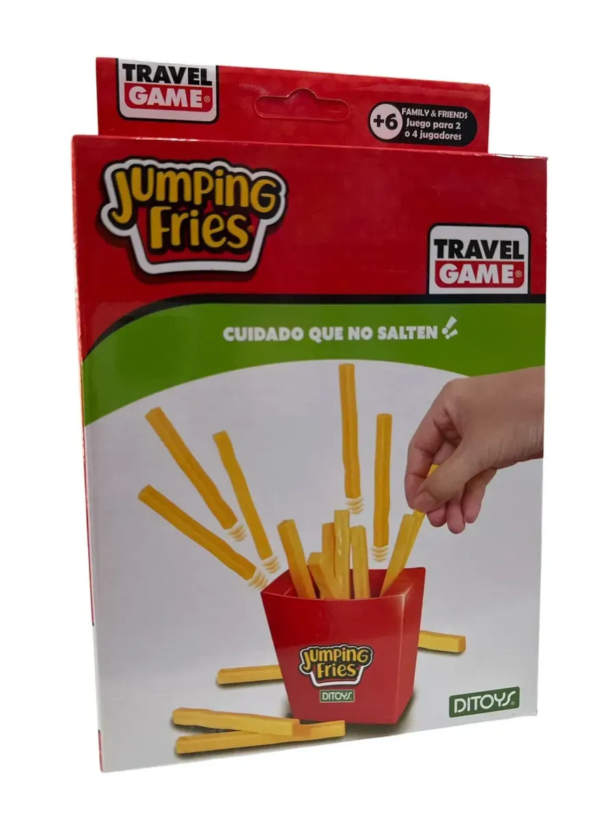 Juego Infantil Jumping Fries Ditoys Papas Locas Travel Game Acción Y Rapidez Original En Caja