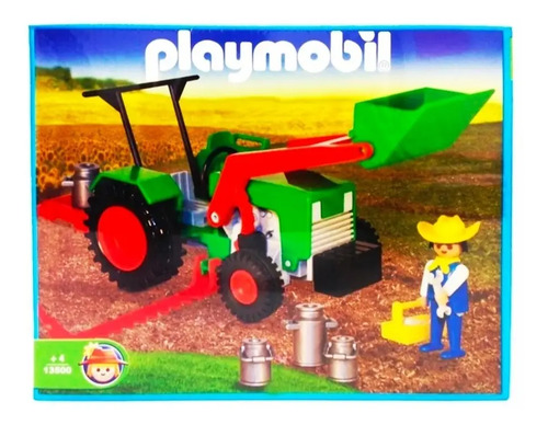 Playmobil Granjero Con Tractor (art. 13500)