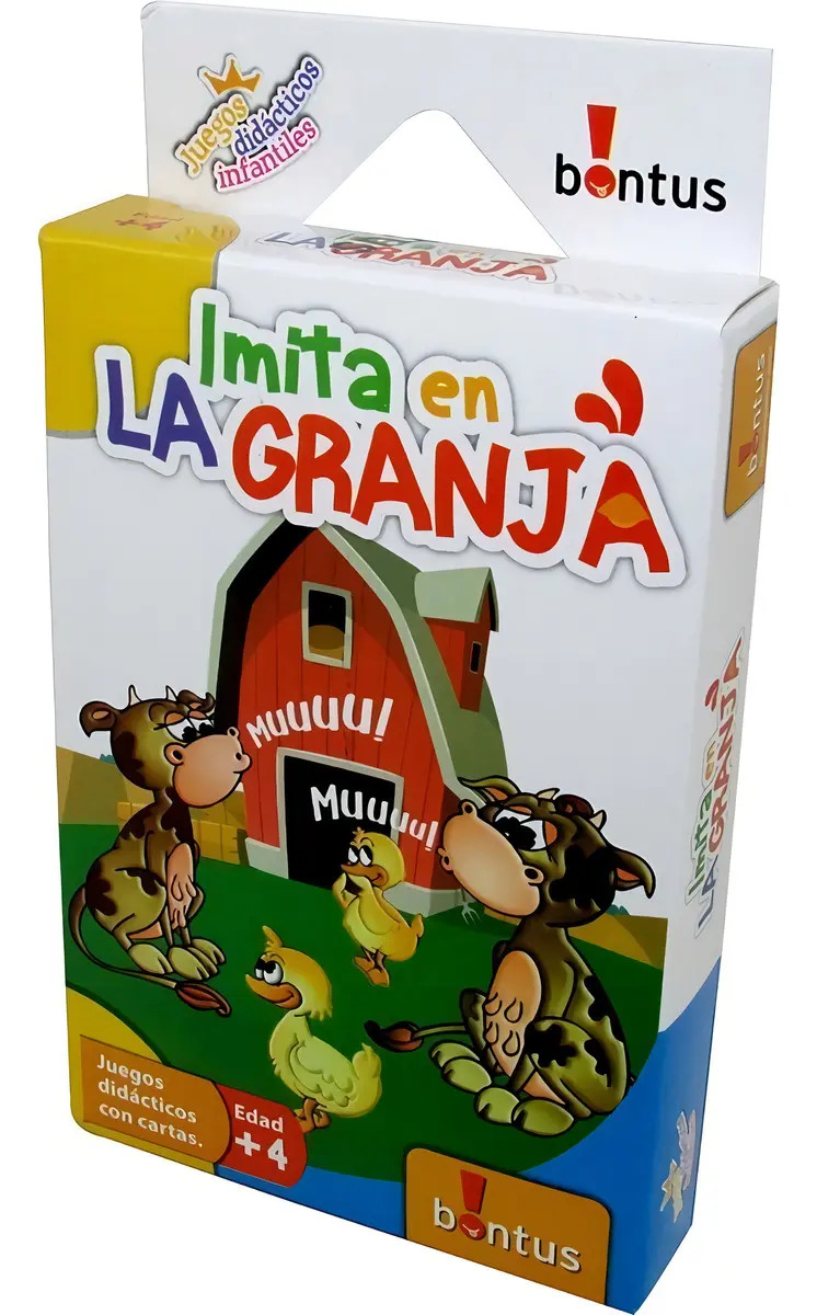 Juego De Cartas Imita En La Granja Bontus Habilidad Educativo Niños