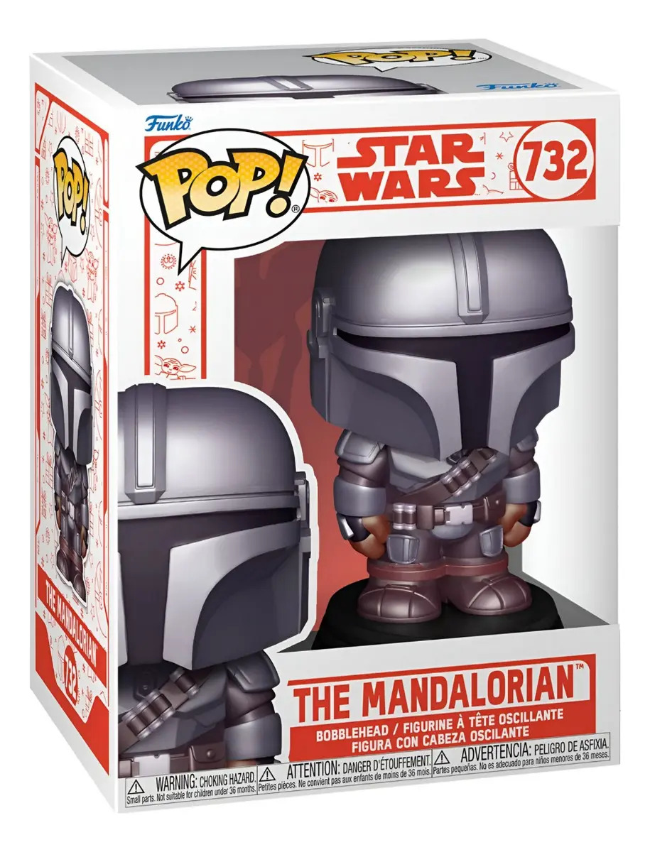 Figura Funko Pop! Star Wars - Mandalorian Holiday