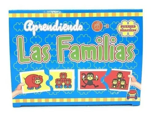 Rompecabezas Infantil Madera 12 Piezas Banquito Argentino A121 Animales