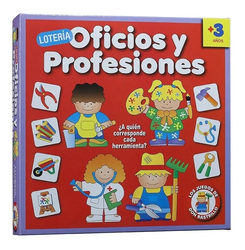 Juego Lotería De Oficios Ruibal Don Rastrillo (+ 3 Años)