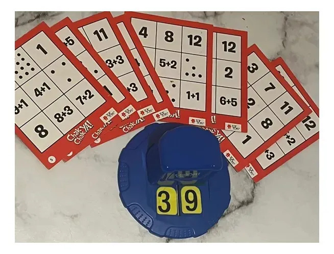 Juego de Mesa Chack Números para Aprender y Desarrollar Habilidad con 2 a 4 Jugadores