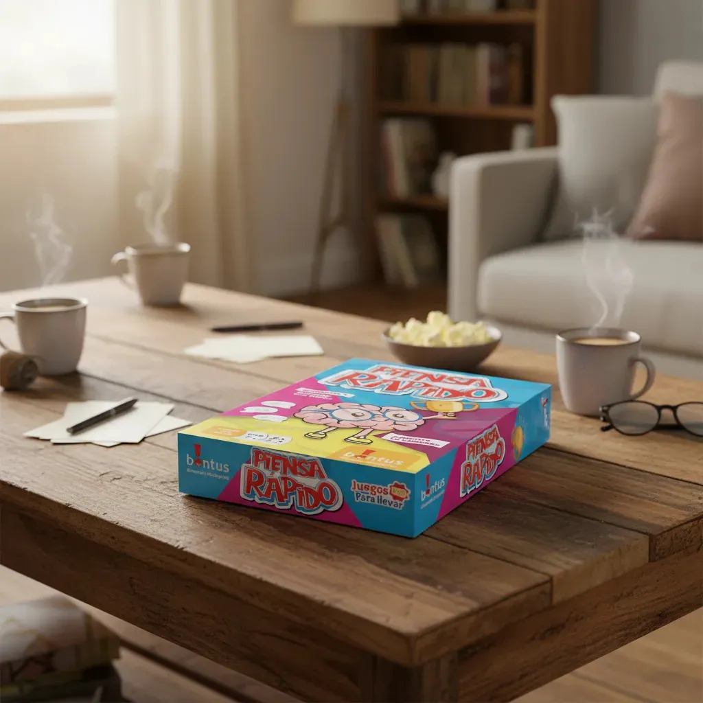 Piensa Rapido Bontus Juego de Mesa Familiar Cartas + Fichas 554