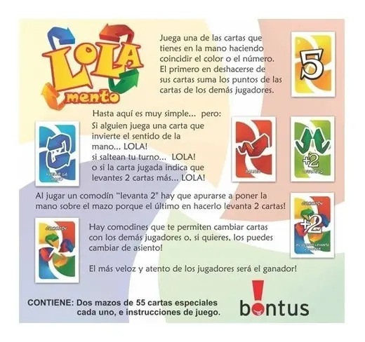 Bontus Cartas Viaje Juego De Mesa Lolamento
