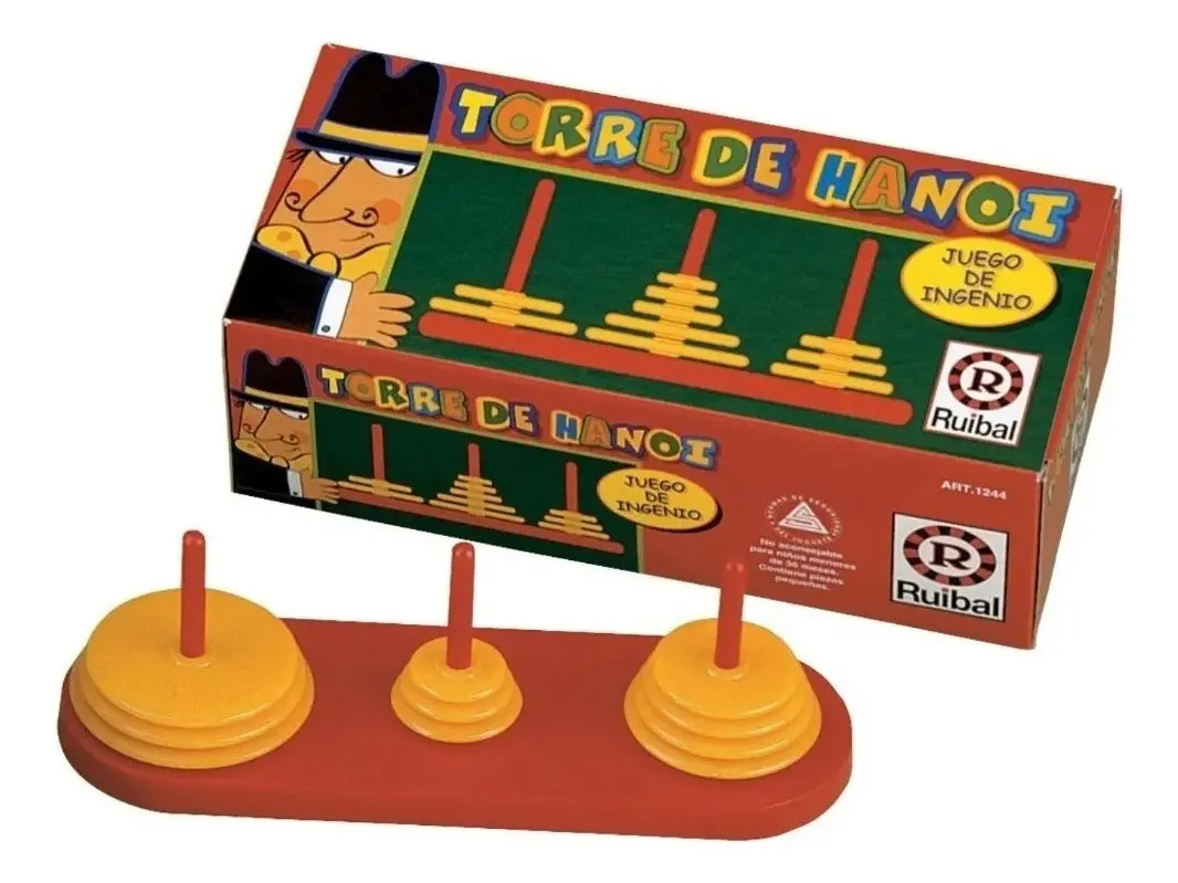 Juego De Ingenio Torre De Hanoi Ruibal 1244