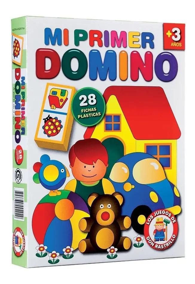 Juego Mi Primer Dominó Ruibal Don Rastrillo (+ 3 Años)