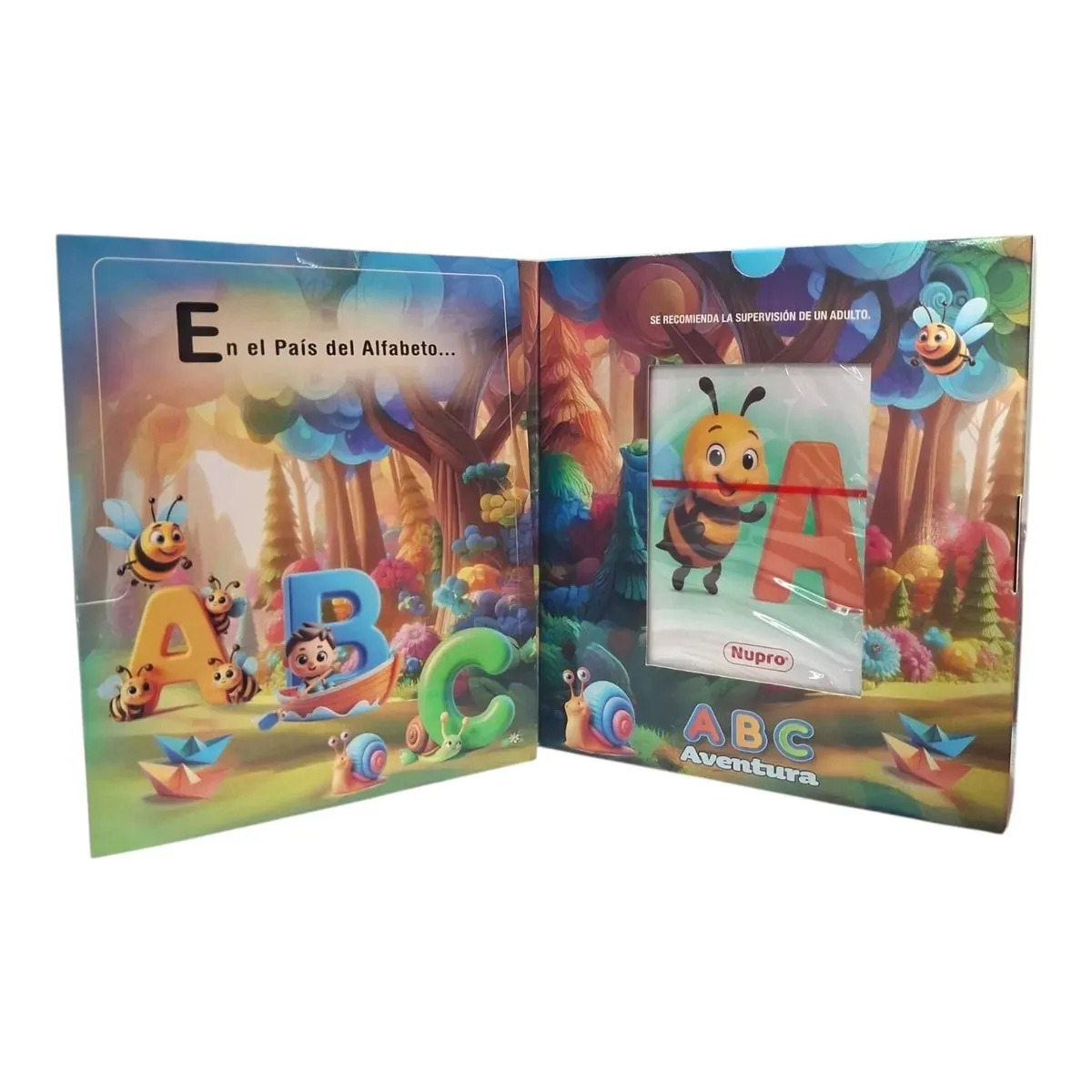 JUEGO DE CARTAS DIDACTICAS ABC AVENTURA PARA APRENDER LAS LETRAS JUGANDO PARA NIÑOS MÁS DE 6 AÑOS 50 CARTEJONES
