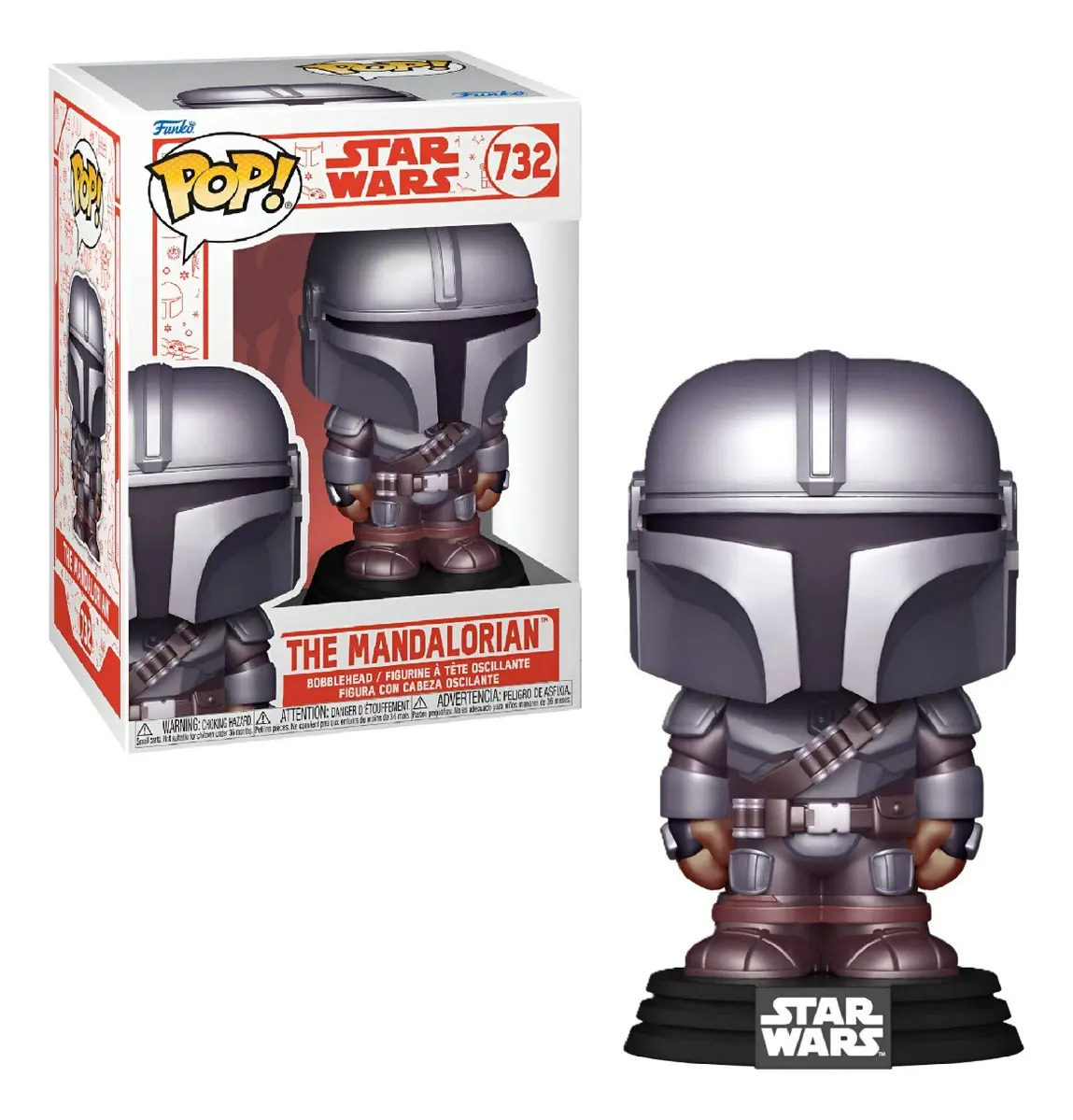 Figura Funko Pop! Star Wars - Mandalorian Holiday