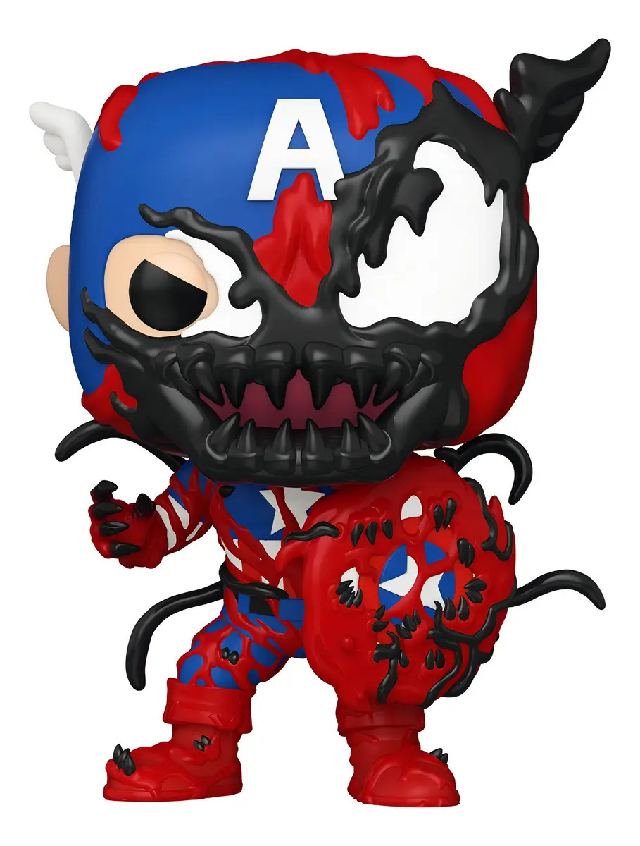 Figura Funko Pop! Marvel: Carnageized - Capitan America