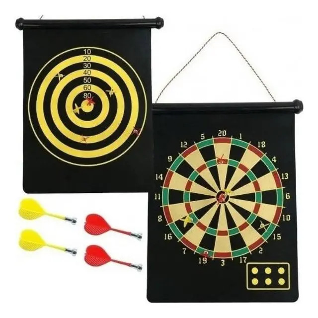 Juego Dardos Magnético ES DIVERTIDO Faydi M12 Tablero Reversible