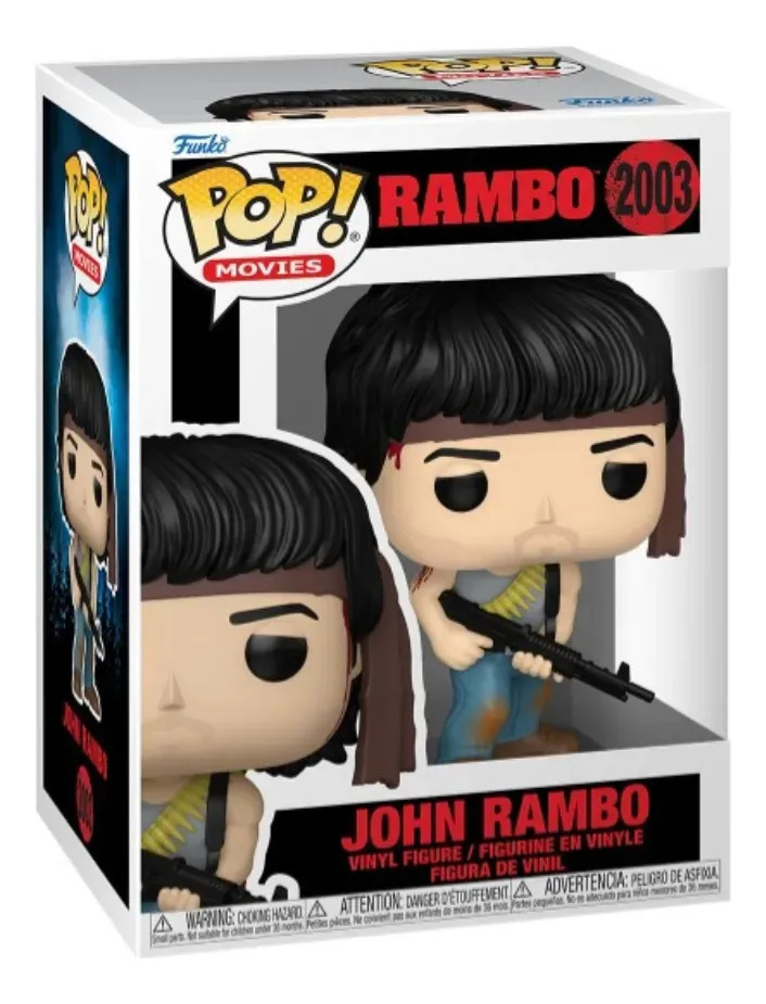 Funko Pop! Bobblehead de John Rambo, Figura Coleccionable de Vinilo